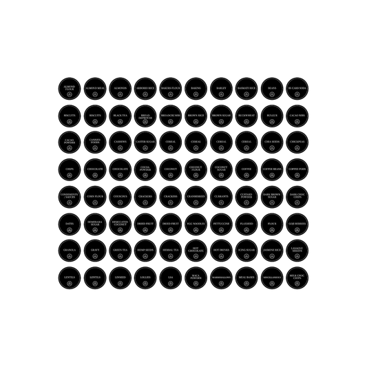 Complete Pantry Sticker Set – 156 Round Labels-2