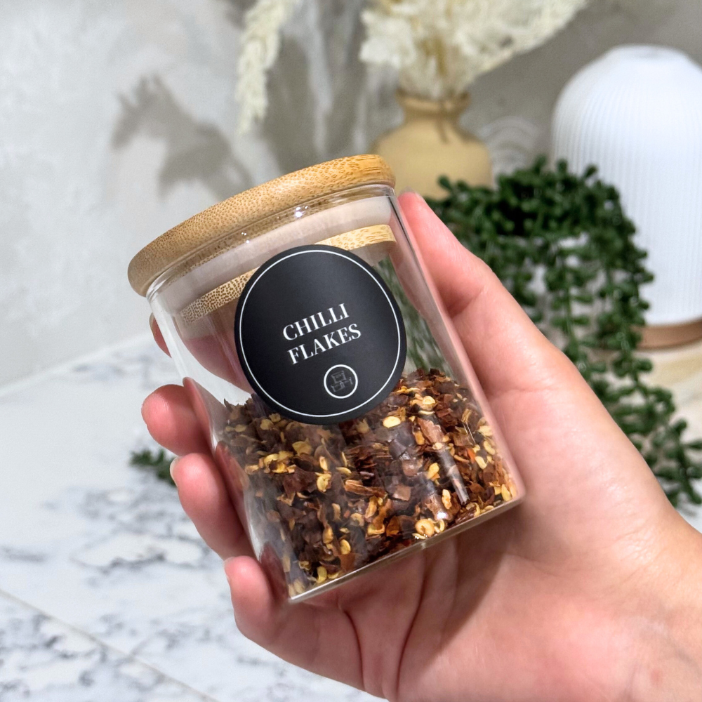 kitchen organisation glass pantry container set